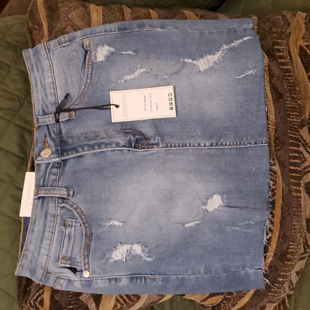 Judy Blue Denim Mini skirt NWT